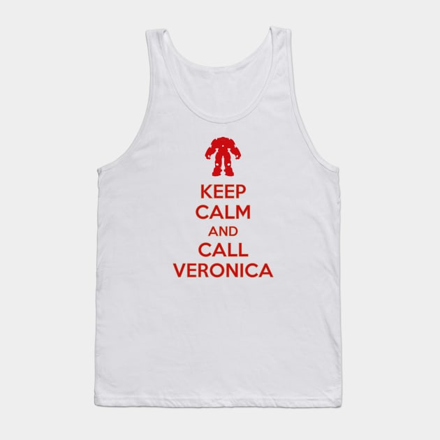 Keep calm and call Veronica Tank Top by Stefaan